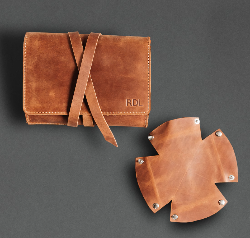 RIDL Leather Tobacco & Pipe Travel Organizer