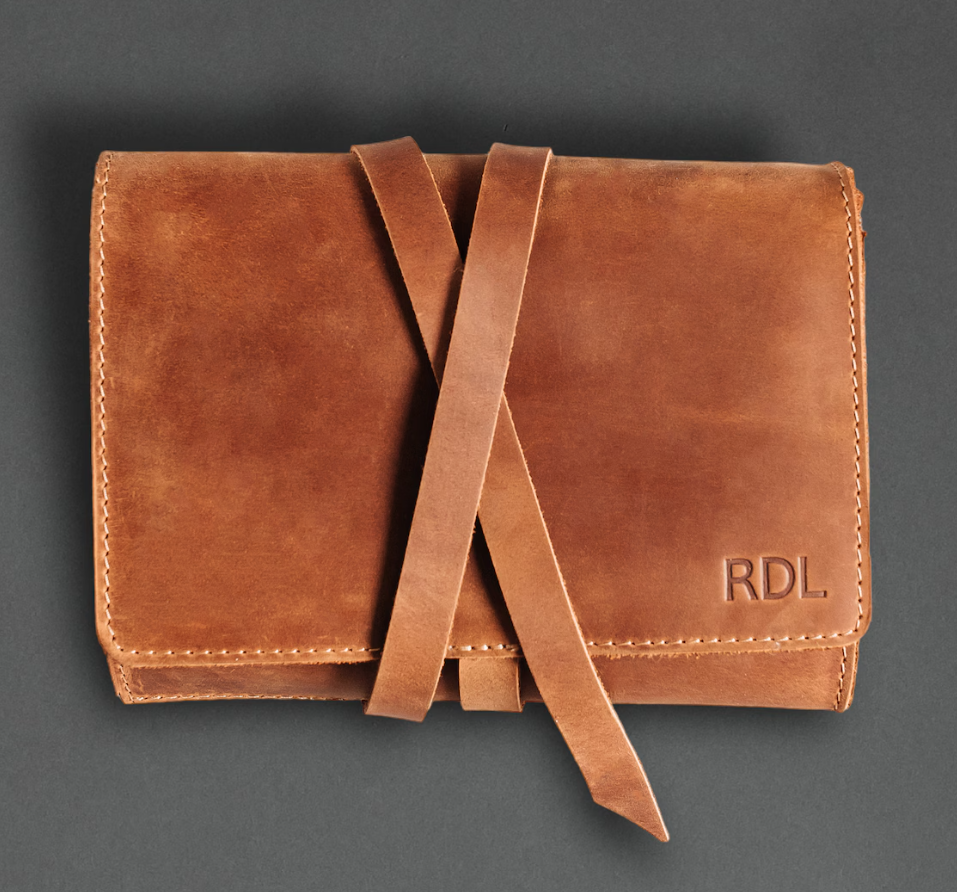 RIDL Leather Tobacco & Pipe Travel Organizer