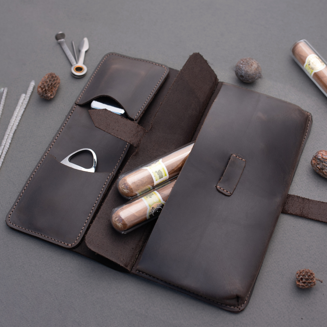 RIDL Premium Leather Cigar Holder