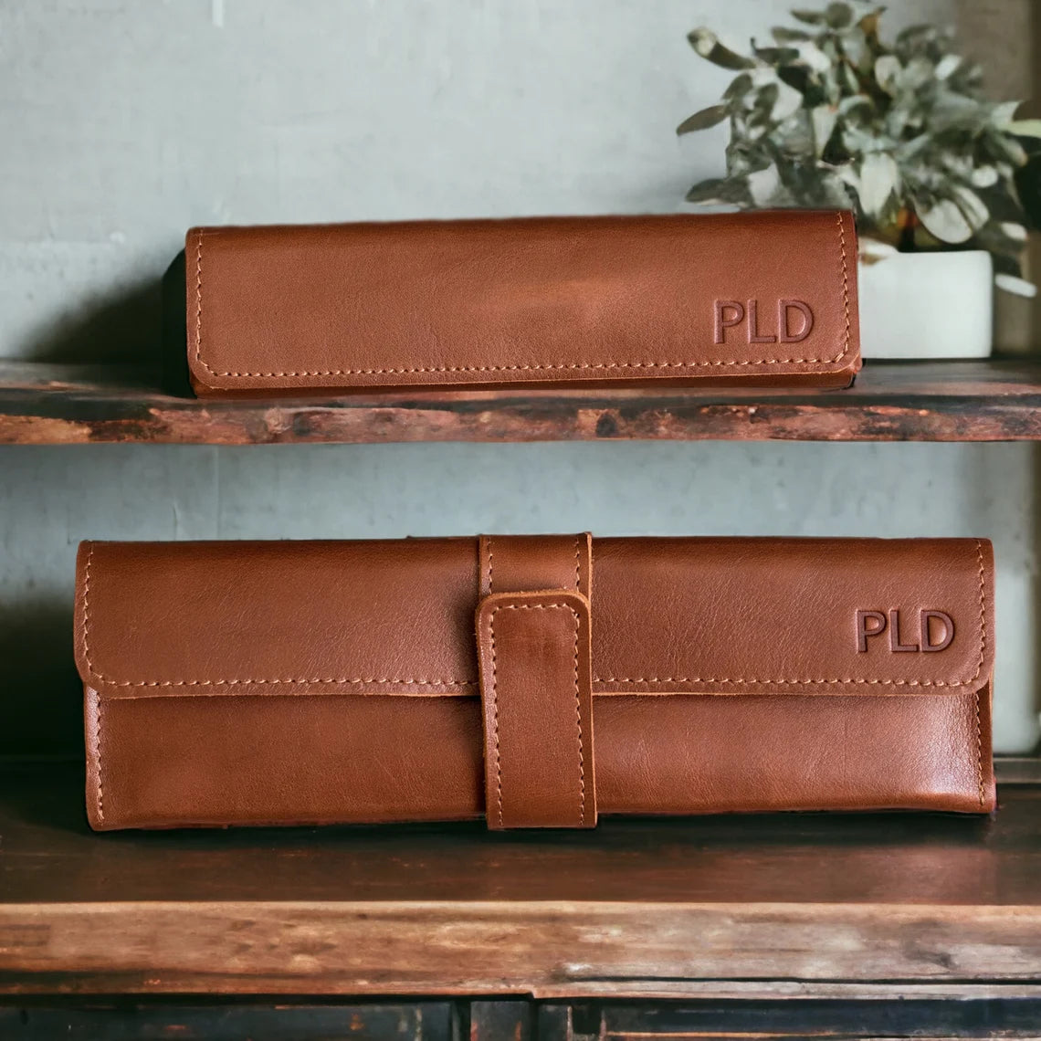 RIDL Personalized Leather Weekly Pill Organizer