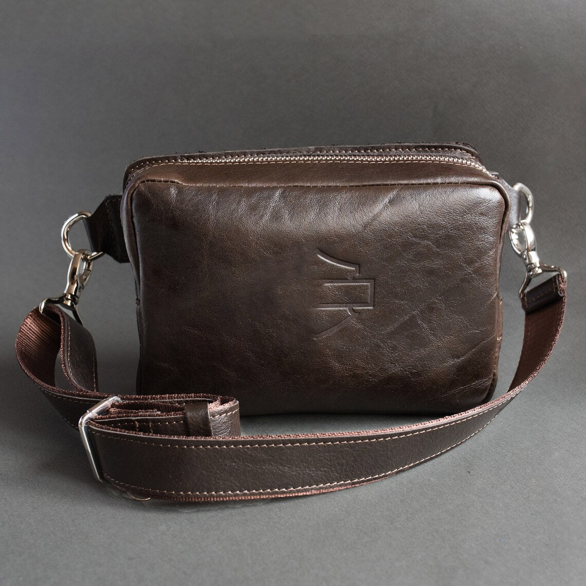 RIDL Men's Leather Crossbody Bag