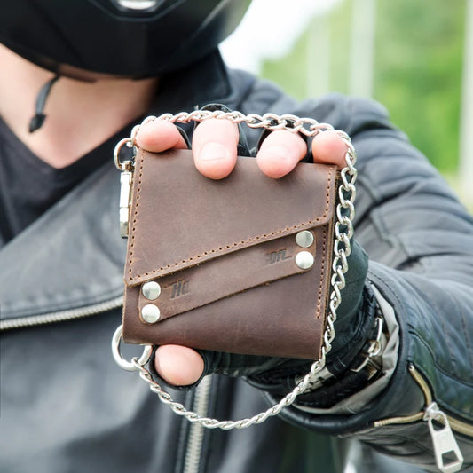 RIDL Biker Chain Leather Wallet